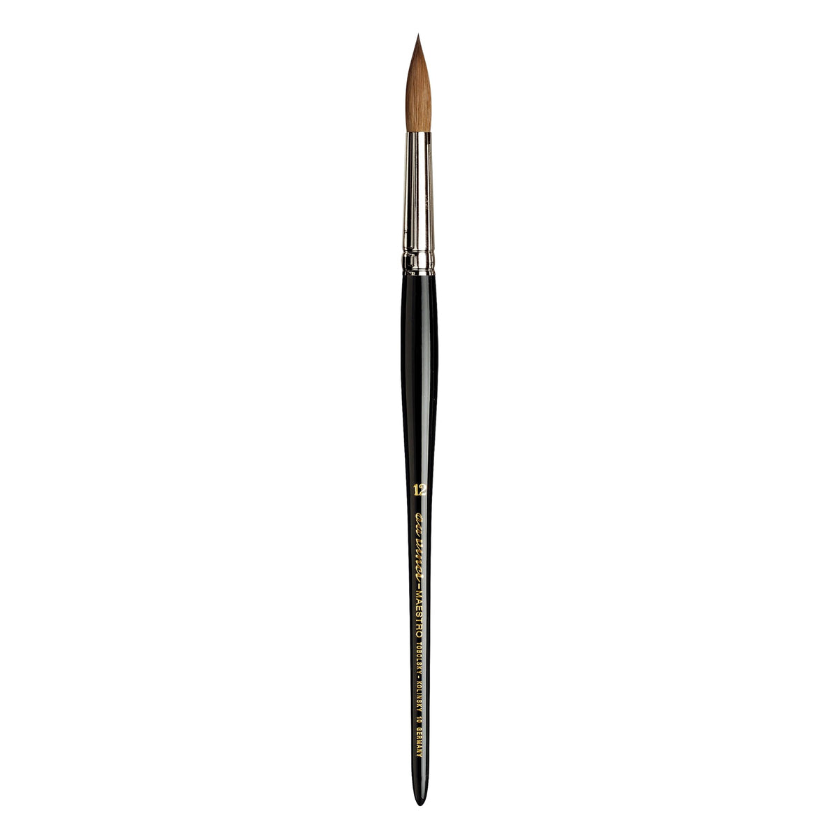 da Vinci Watercolor Series 10 Maestro Paint Brush, Round Kolinsky Red Sable, Size 12