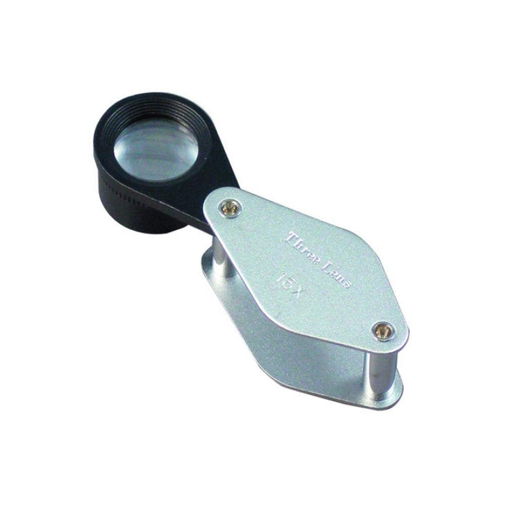 MIZAR RC-1316P Loupe, High Magnification Loupe, 16x, Silver