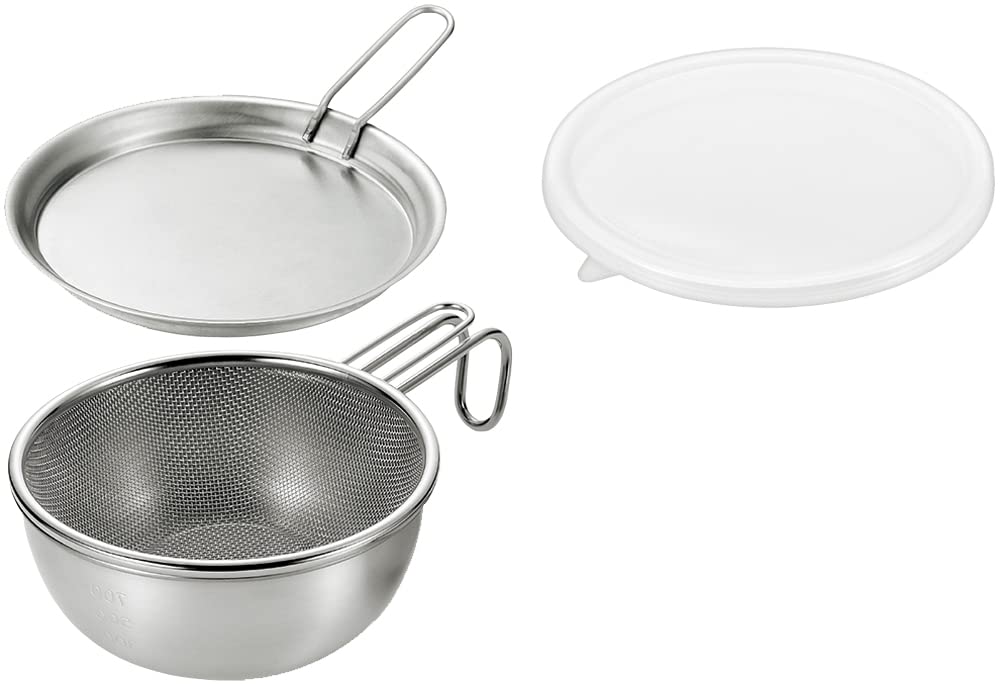 Yokoyama EJSB-600 Tsubame City, Niigata Prefecture, Durable Stainless Steel, Dishwasher Safe, Gas Fire, Bonfire, Charcoal Fire OK, Made in Japan, Tsubame Ceramic, 6.9 inches (15 cm) Shera Cup Bowl,
