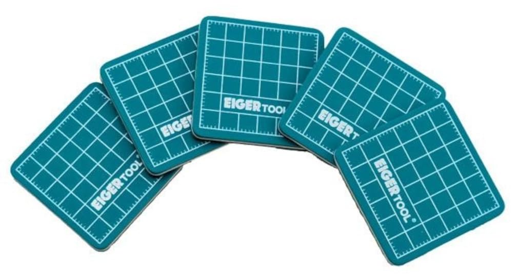 Aiger Tool MDP-3 Modeling Petit Mat, 5 Pieces, Blue Green, Hobby Tool