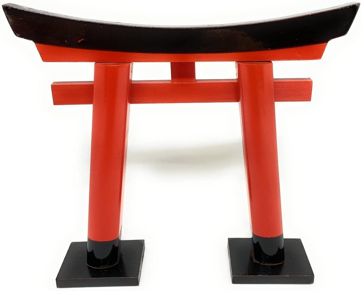 Genique Shinto Shrine KAMIDANA Small l Red Torii Gate Straight Legs from Japan, Made in Japan (Small)