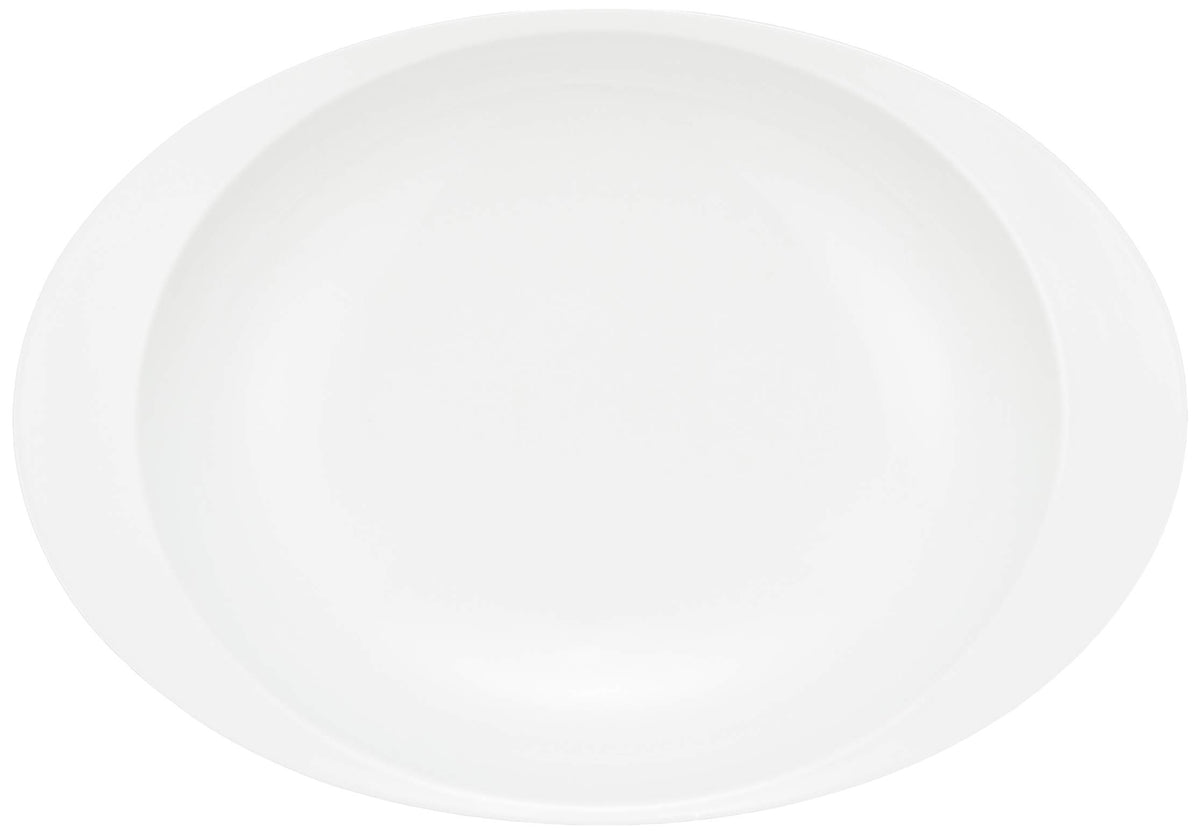 Aritayaki Utsuwa T4011 Arita Ware Bunzan Kiln Curry Plate (Large) White Porcelain