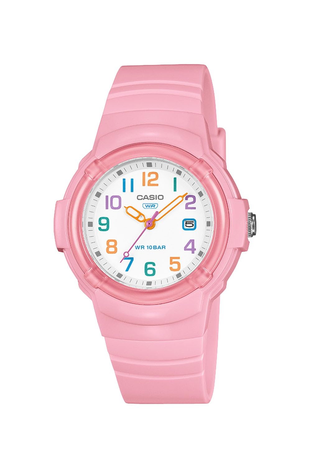 Casio Collection LX-800H Environmentally Friendly Material Wrist Watch, Pink 10 pieces, strip