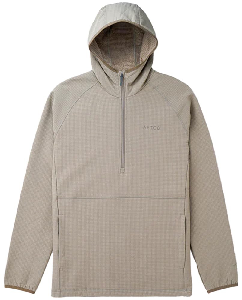 Afco Coronado MF4227 1/4 Zip Hoodie, Oak, L Size (Coronado 1/4 Zip Hoodie, Oak, M)