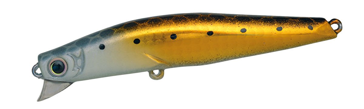 ValleyHill Minnow Evil Road Gottzan Minnow 125F #16. Gloss Gold Lure