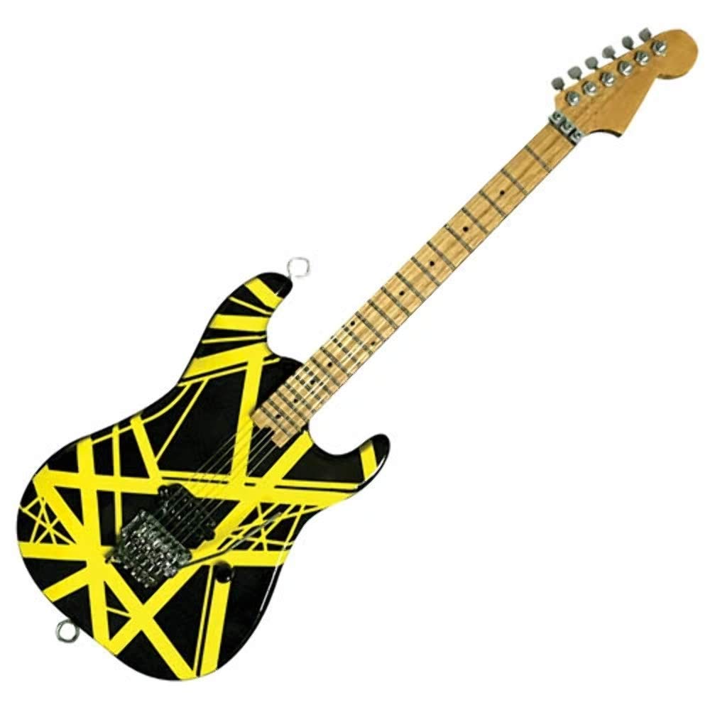 EVH Minature Guitars EVH Black & Yellow Mini Replica Guitar (EVH002)