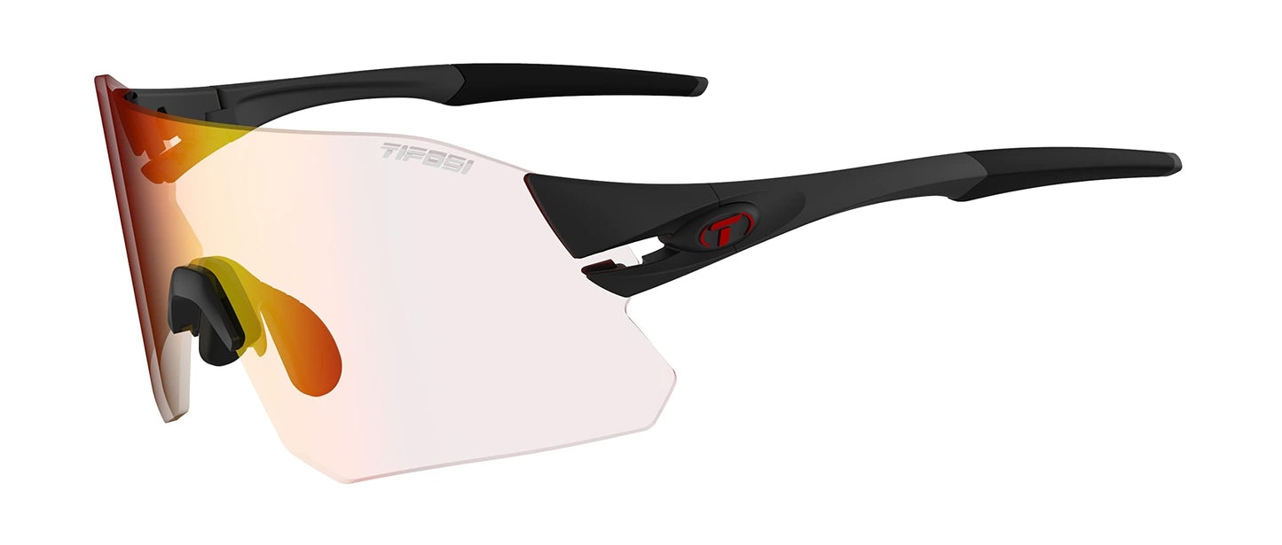 Tifosi Optics Rail Sunglasses (Matte Black (Clarion Red Fototec))