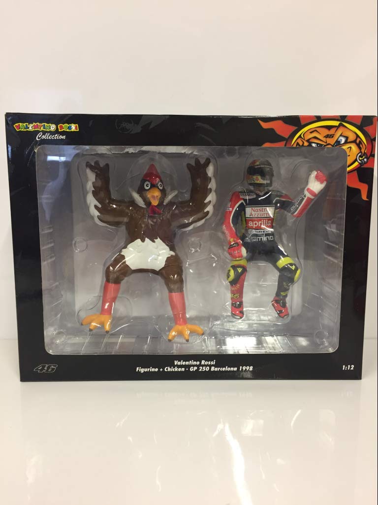 Minichamps V.Rossi + Chicken GP 250 Barcelona 1998, 312980146, Blue/Red