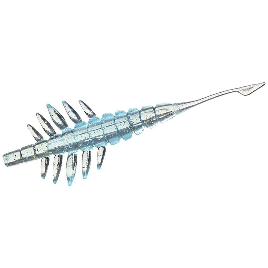 Daiwa Worm Eving Stick 3.5 Inch Clear Blue Glitter Lure