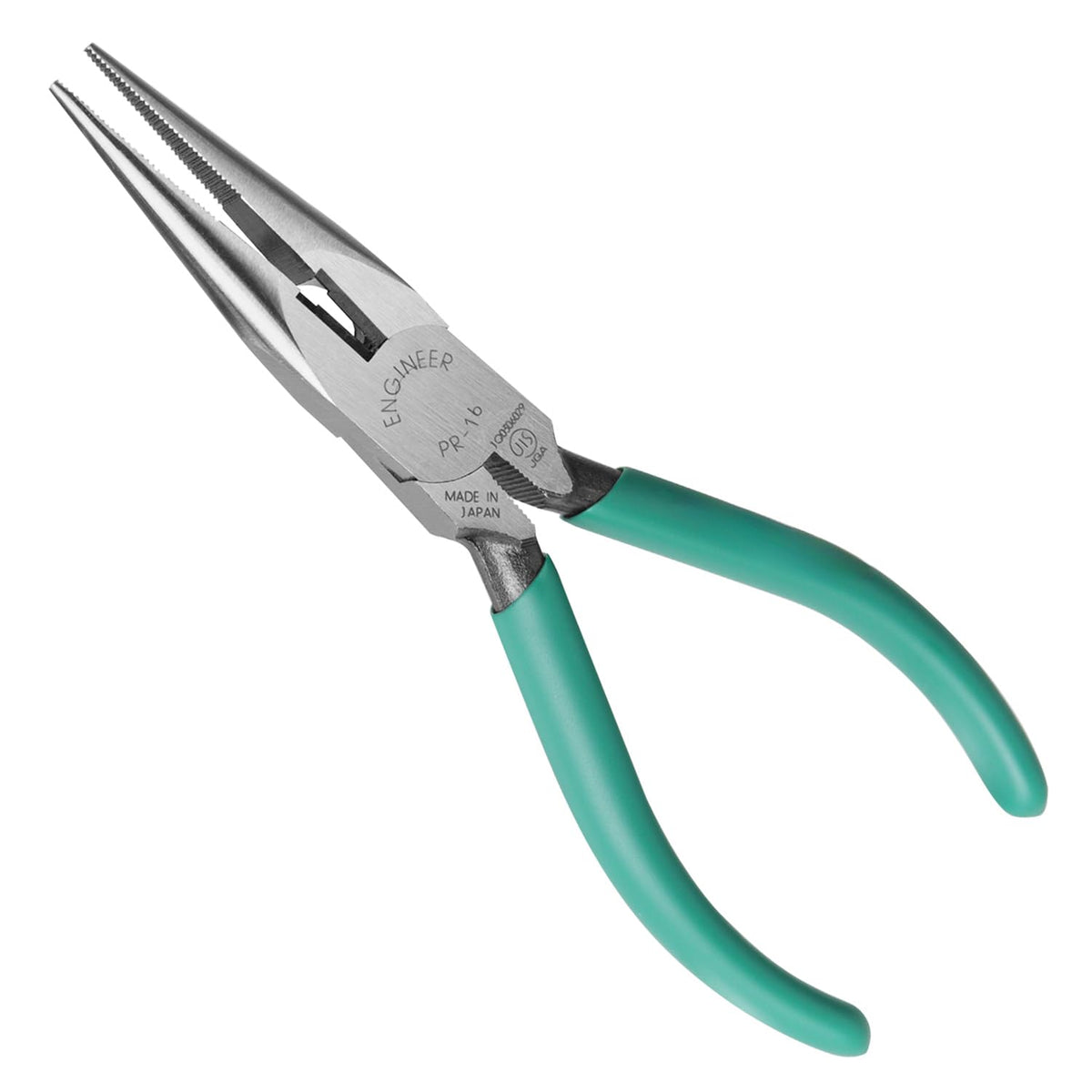 ENGINEER 6.3" Standard Long Nose Pliers. Made in Japan. Carbon Steel Wire Cutter. PR-16