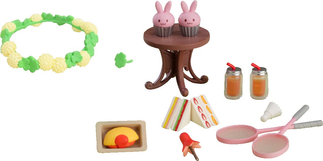 Nendoroid Moa Parts Collection Picnic Non-Scale Plastic Pre-painted Complete Trading Figures Box of 6