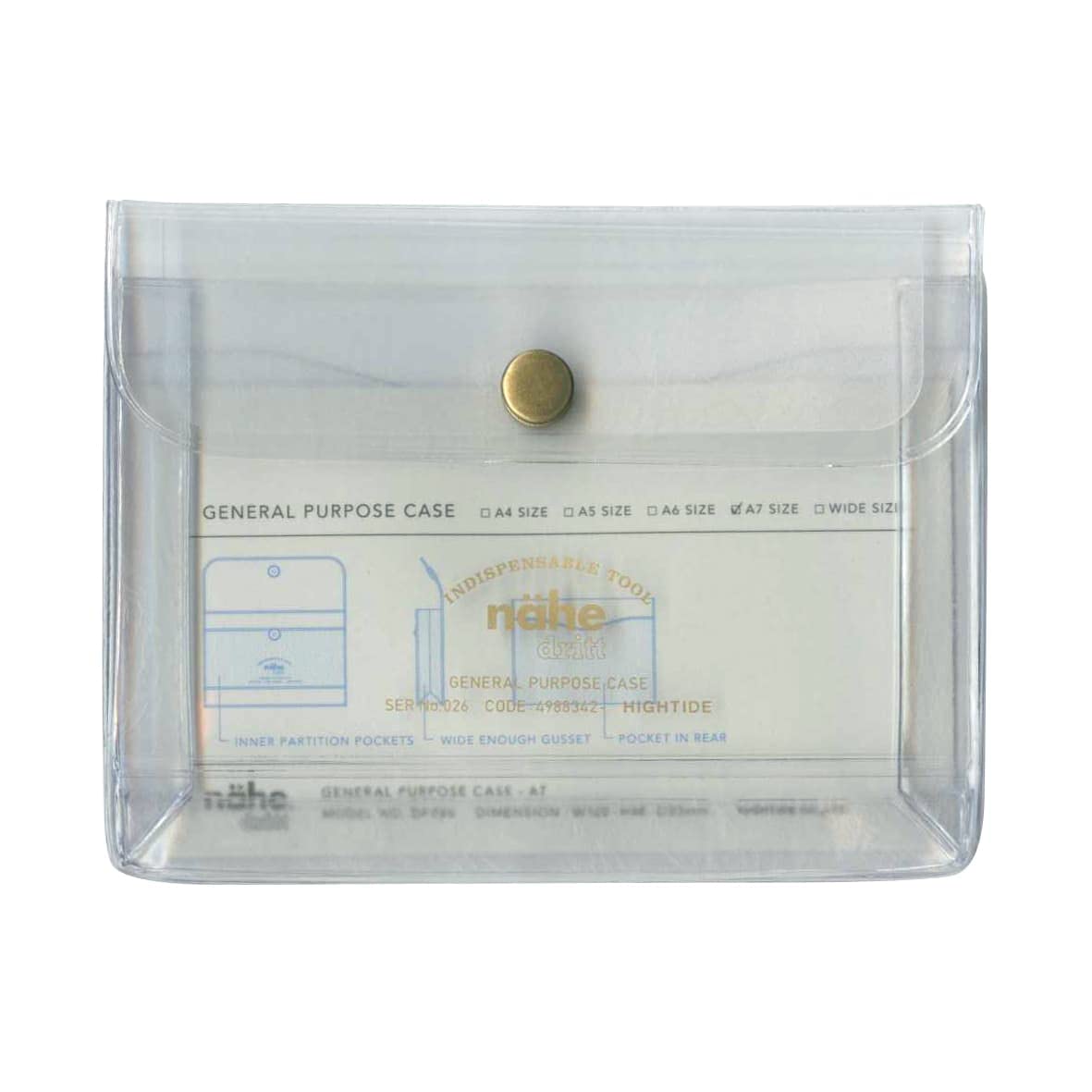 HIGHTIDE] General Purpose Case A7 (Nehe) [Clear] DF088- CL
