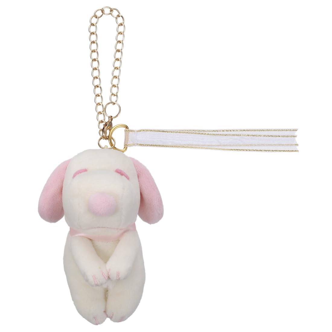 Takara Tomy Arts (TAKARATOMY A.R.T.S) Peanuts/Cacao/Chocokori/Bag Charm/Snoopy (White & Strawberry)
