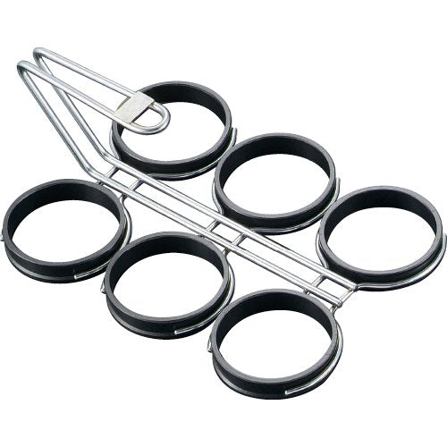 Manmaru Fried Egg Ring for 6 Grilling (Teflon Treated) Small