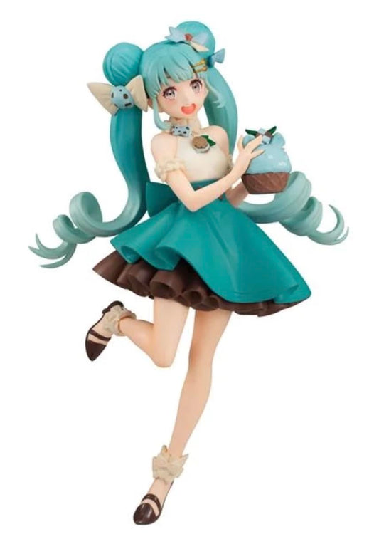 Furyu Hatsune Miku: Chocolate Mint Sweet Sweets Series Figure, Multicolor