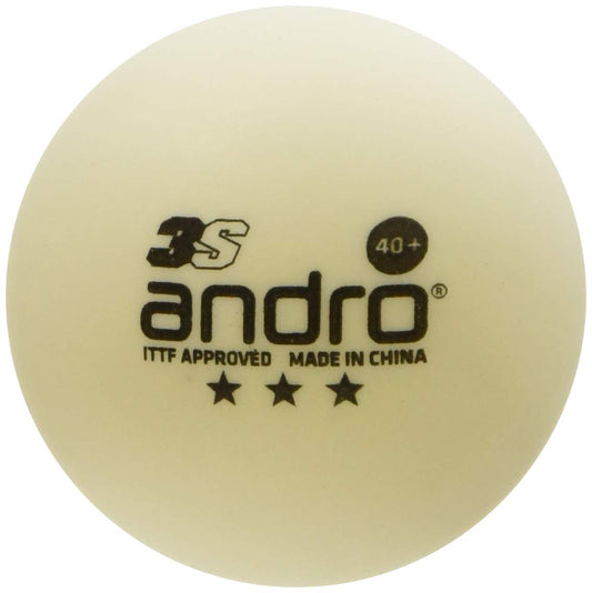 Andro (Andro) Table Tennis Certified Ball Speed Ball 3S 3-Pack 162232