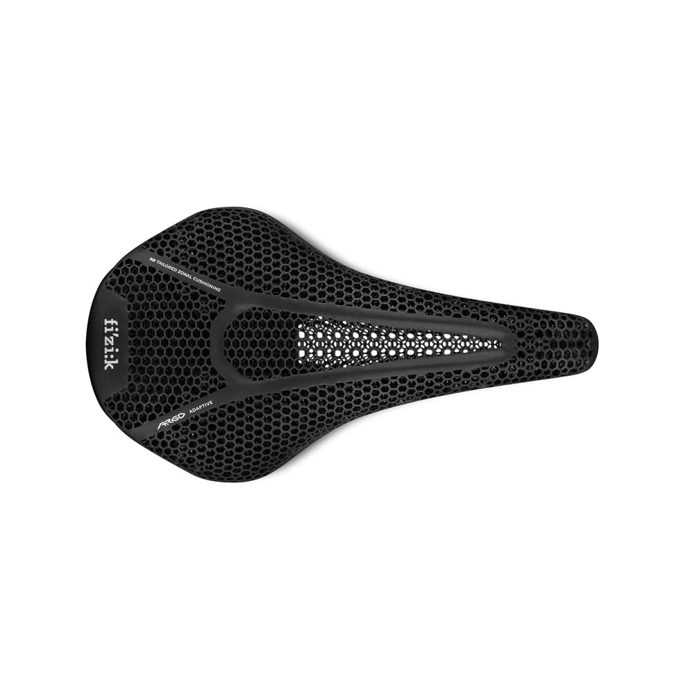 Fizik Vento Argo R3 Adaptive,3D Printed Short-Nose Bike Saddle, Black, 140mm