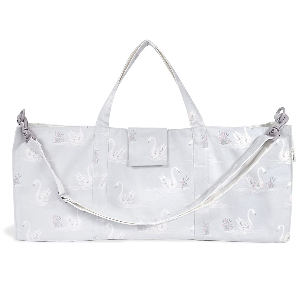 LAURA ASHLEY Swans N4337900 Pianica Case, Standard Keyboard Harmonica Bag, Bag