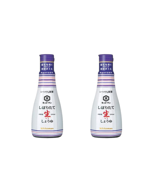 生Nama Shoyu （Freshly Squeezed Soy Sauce） (200ml X 2) 【 Ship From Japan 】