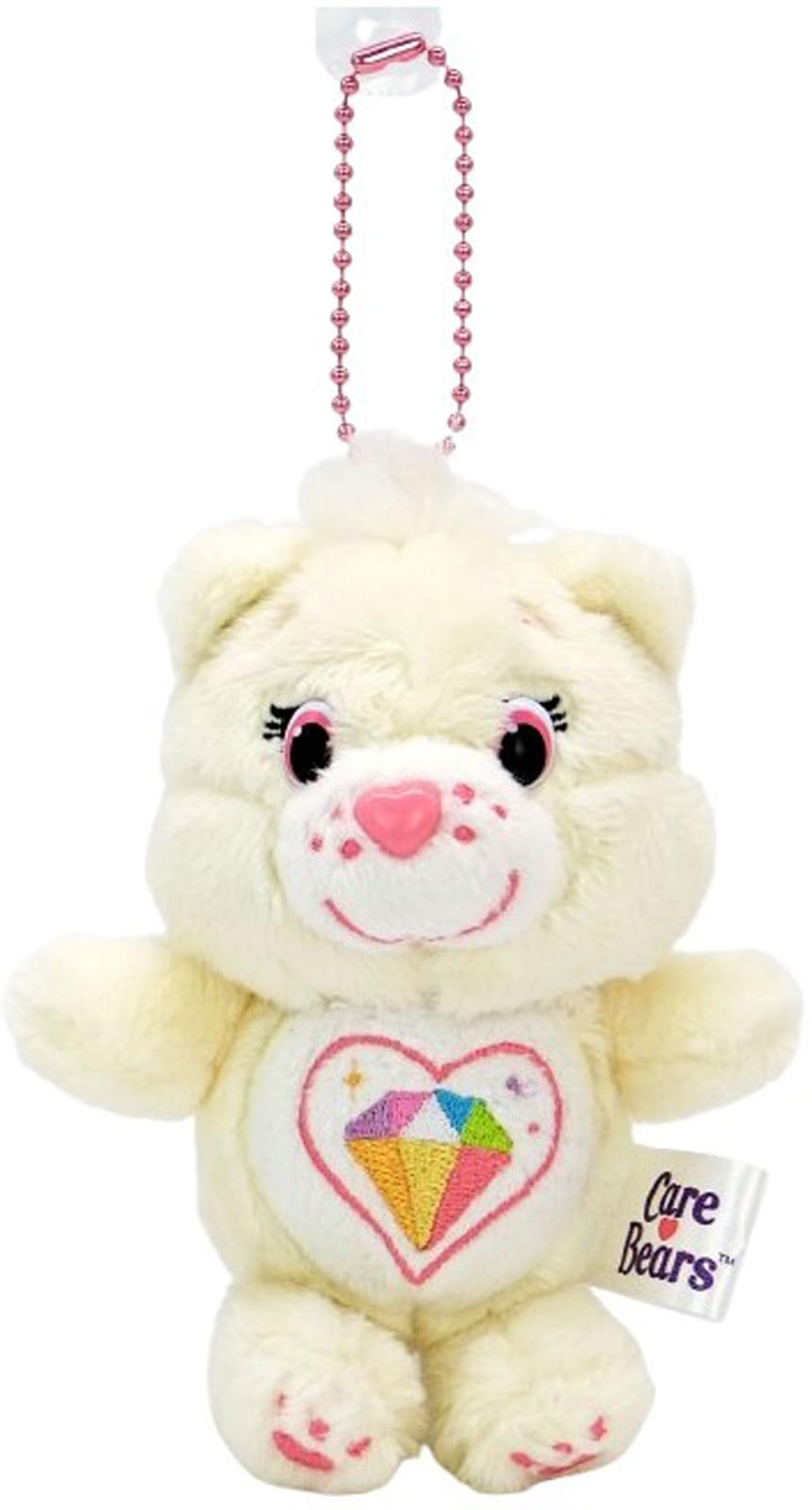 Nakajima Corporation Care Bears Soft Mascot Sparkle Heart Bear 213037-25 H 14 x W 10 x D 7 cm