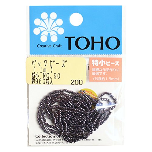 TOHO No.90 Special Small Beads, Thread Threading Beads, Outer Diameter Approx. 0.06 inches (1.5 mm), 3.3 ft (1 m)
