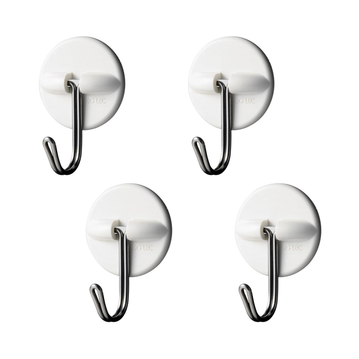 LEC H-334 Hanging Hook, Mini, Adhesive Tape, White