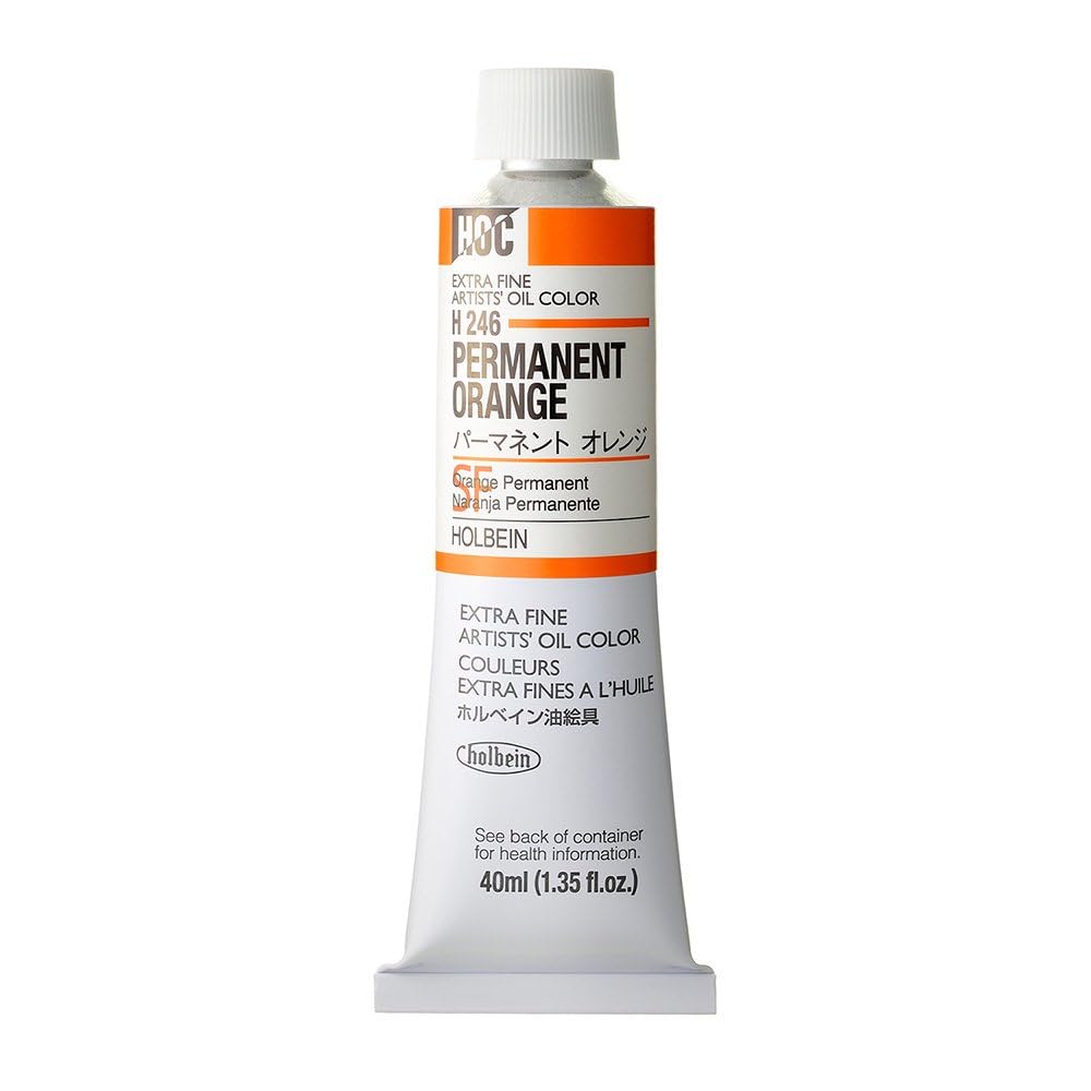 Holbein Artists' Oil 40ml Permanent Orange