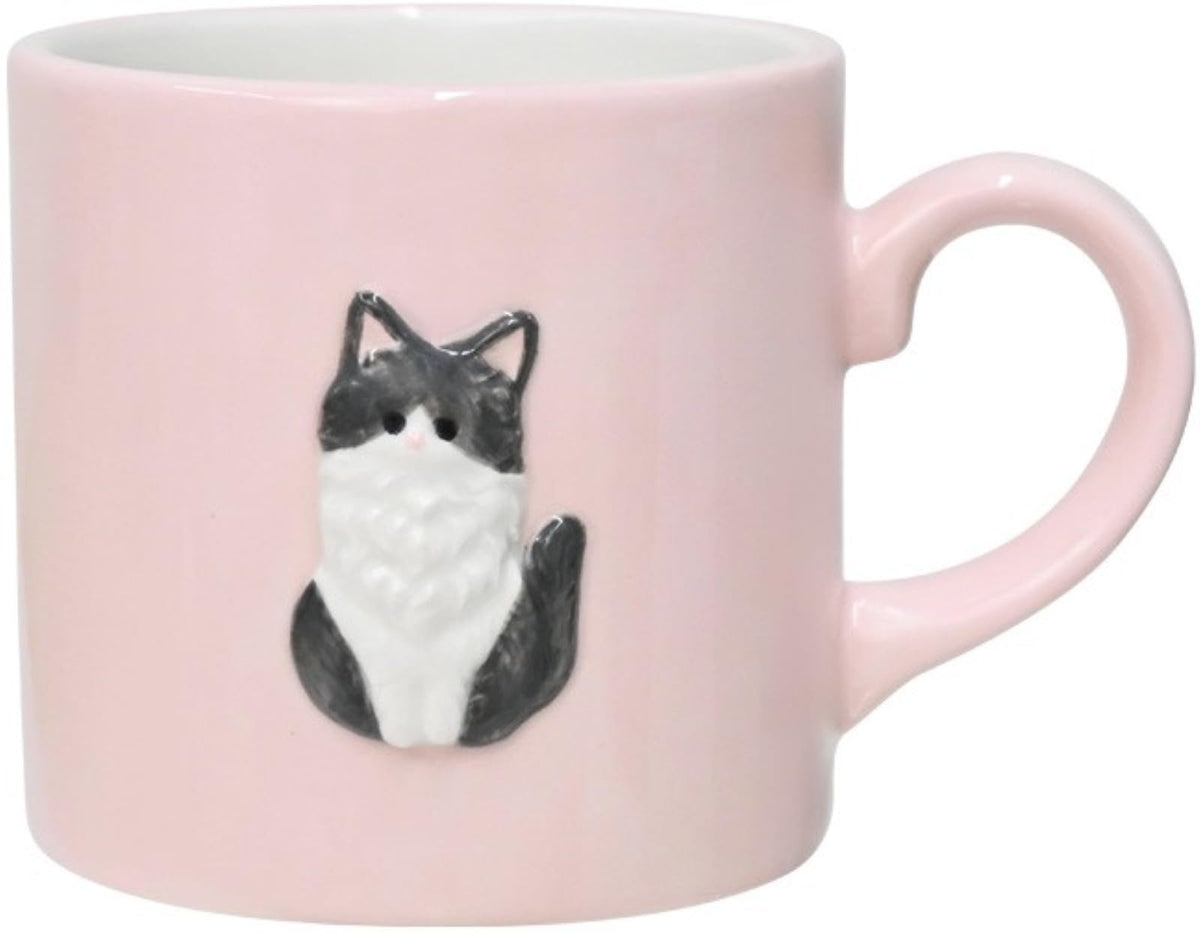Gikosha 57021 Loulou Nyan Mug, Bee Flower, 9.1 fl oz (270 ml)