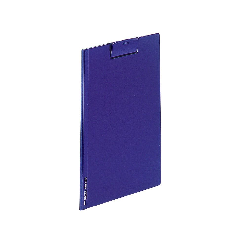 Lihit Lab F437 Binder Clip File, A4, Indigo