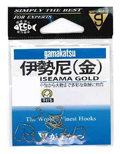 Gamakatsu Iseama Hook Gold No. 4 Fishing Hook