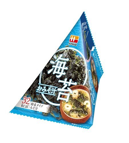 Hanamaruki triangle pack feast fixture material miso soup 11g ~ 10 pieces of nori