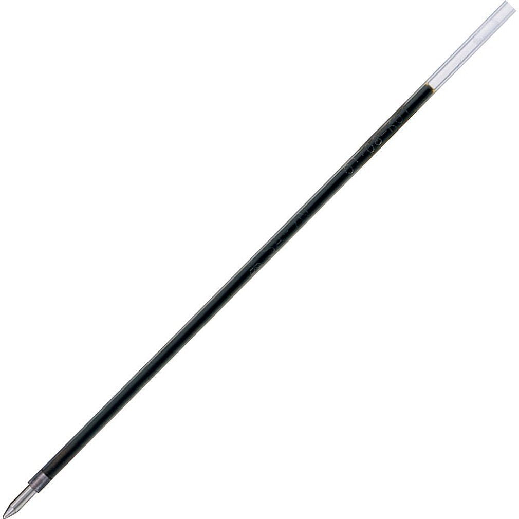 Mitsubishi Pencil SA14N.24 Berry Rakubo Oil-Based Ballpoint Pen Refills, 1.4, Black, 10 Pieces