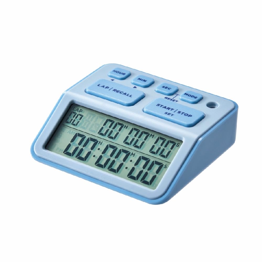 Kingjim LLT10-LB Learning Timer Le Wrap Light Blue