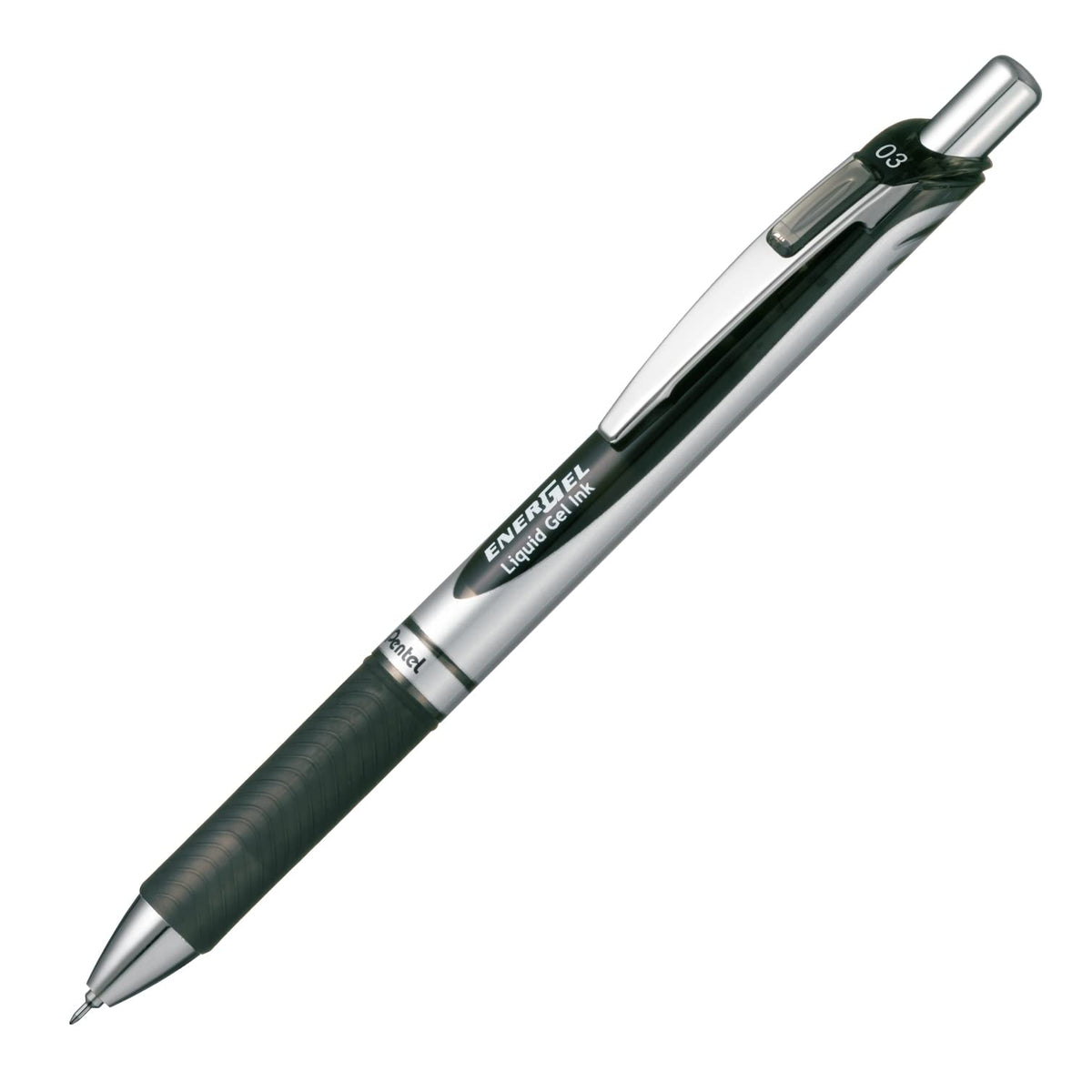 Pentel BLN73-A Retractable EnerGel Gel Ballpoint Pen, 0.3mm, Black