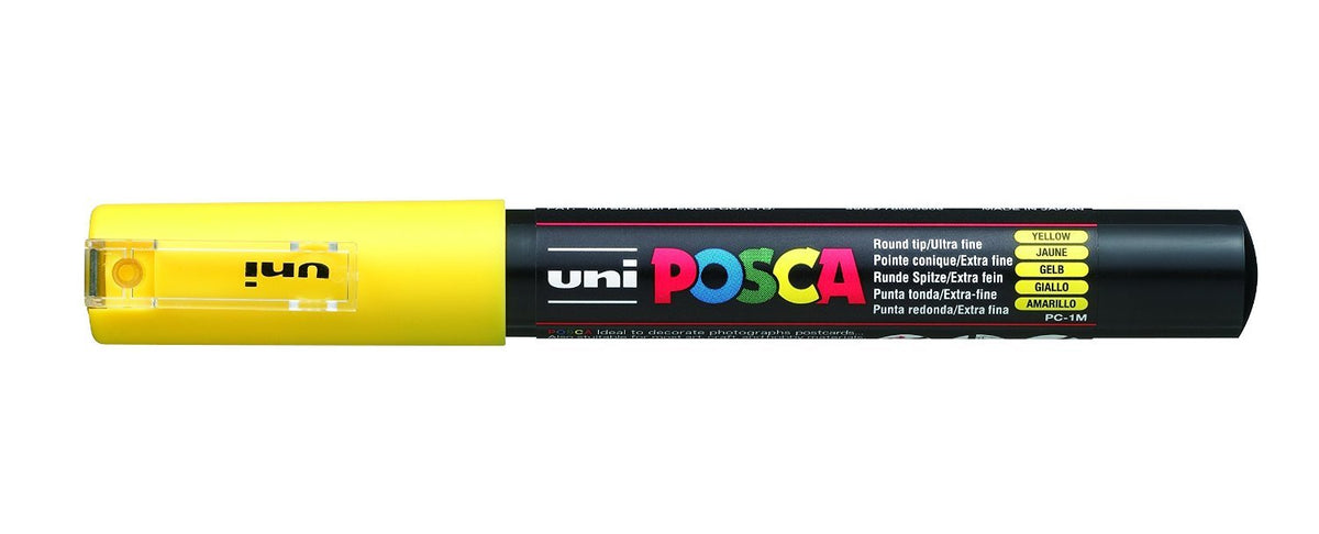 posca Acrylic Paint Marker, Extra Fine, Yellow
