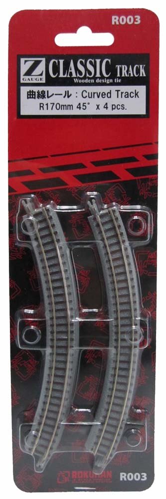 Rockhan Z-Gauge R003 Curved Rail R170mm 45°