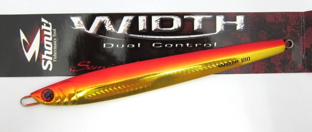 Shaut! Metal Jig Width 7.5 oz (210 g), Red Gold #22 (RG) 164WD Lure