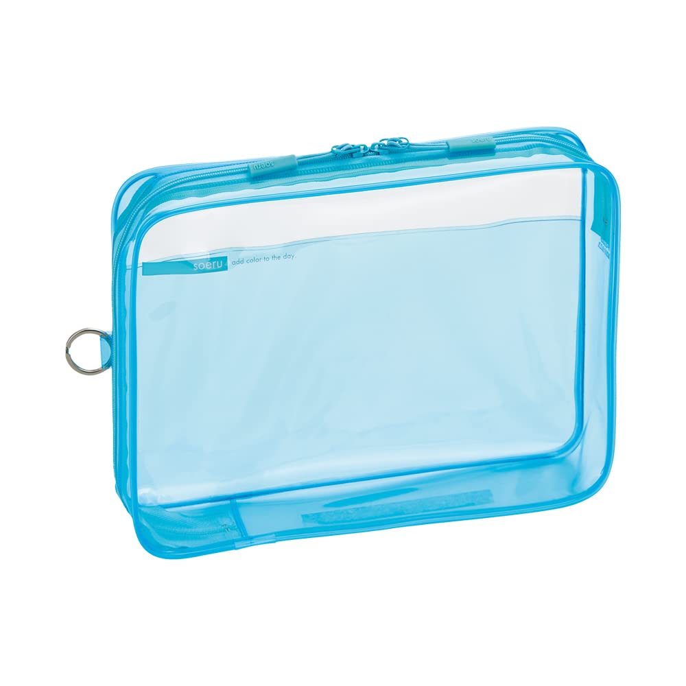 LIHIT LAB Clear Box Case A5 Ice Blue SOERU F8200-14