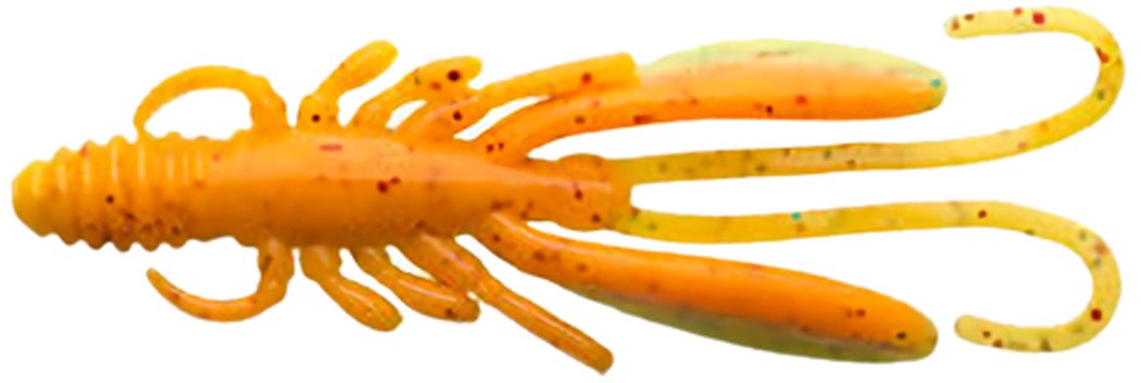 Ecogear Worm Bug Guants 3" #411 Silky Orange Yellow