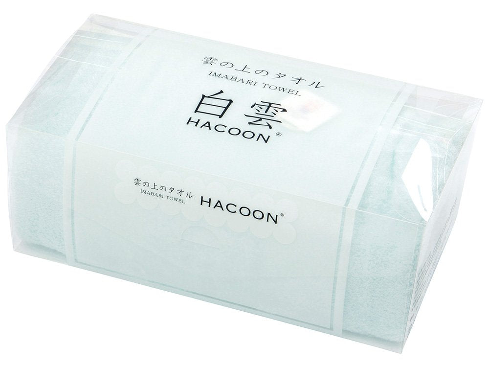 Baiyun (HACOON) bath towel Blue Boxed Gift (japan import)