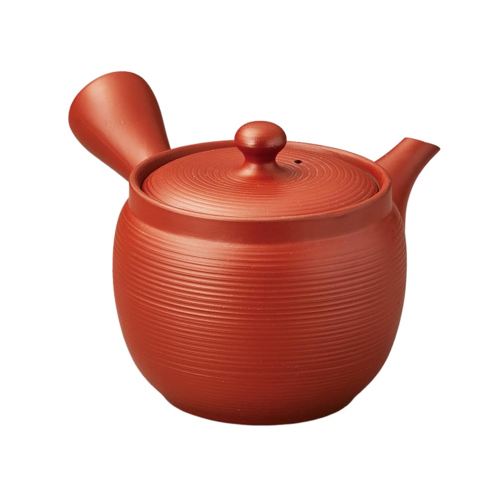 Ale-net Teapot Pot, 7.1 x 5.9 x 4.3 inches (18 x 15 x 11 cm), 19.2 fl oz (540 cc), Teapot (Refreshing Net), Ceramic (Earth), Tokoname Ware, Made in Japan