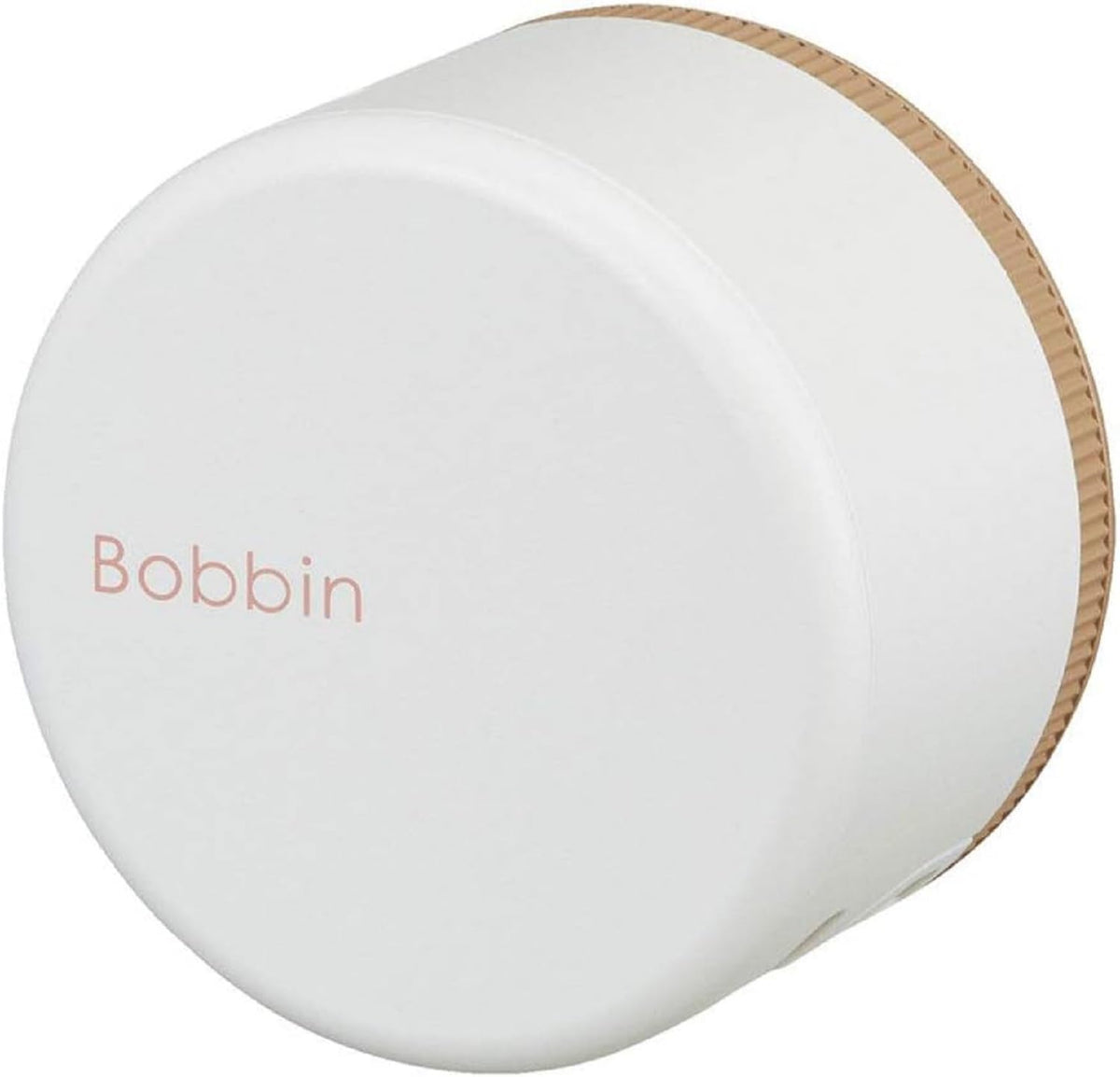 KOKUYO Bobbin Washi Tape Case with Cutter, Masking Tape Storage Dispenser, Tape Cutter, Tape Roll Holder (White)