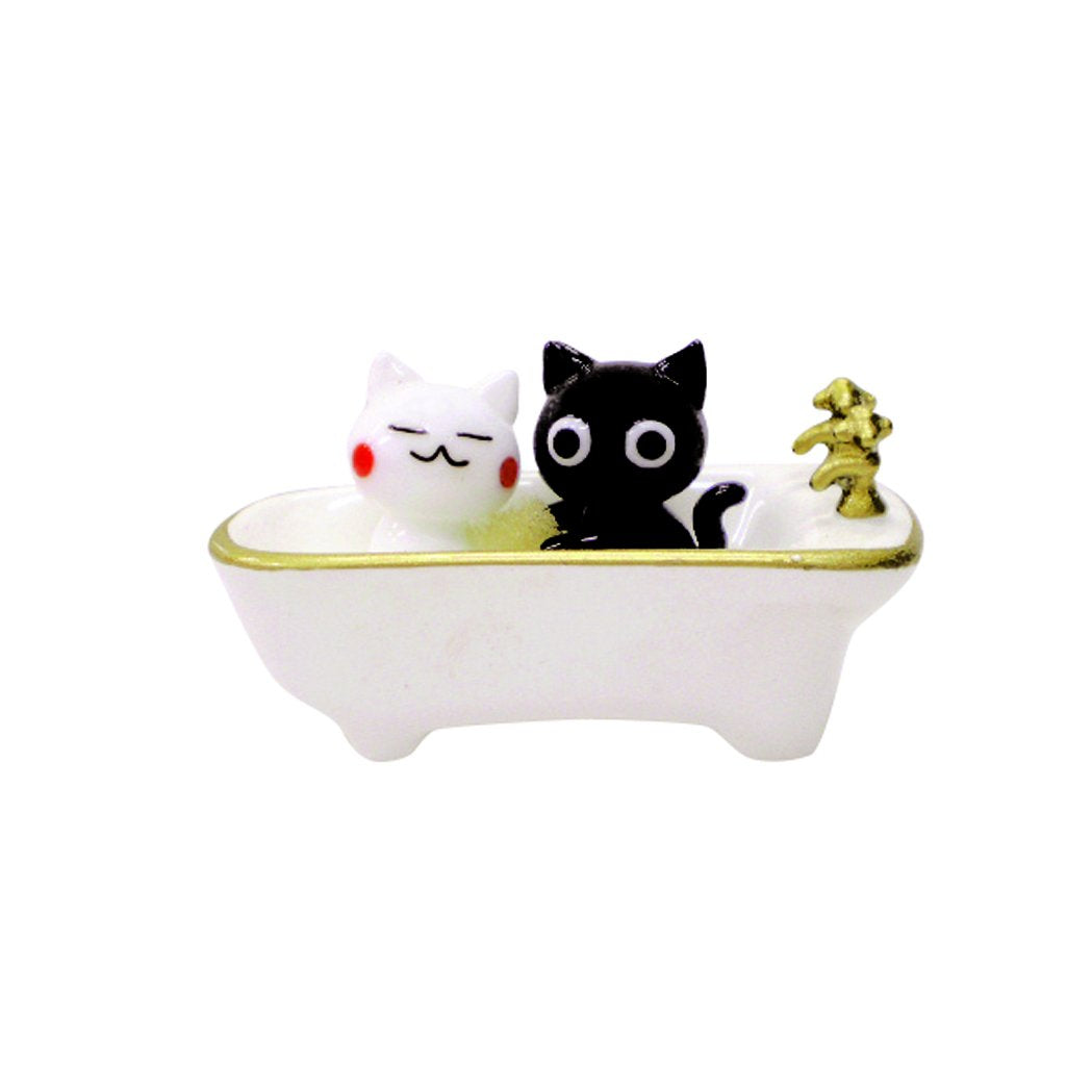 キャッスルエンタープライズ(Castle Enterprise) forkart Cute cat Handmade Glasswork backsink cat