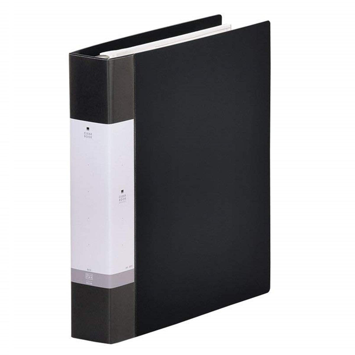 Lihit Lab., Inc. clear book replaceable G3806-24 A4 black