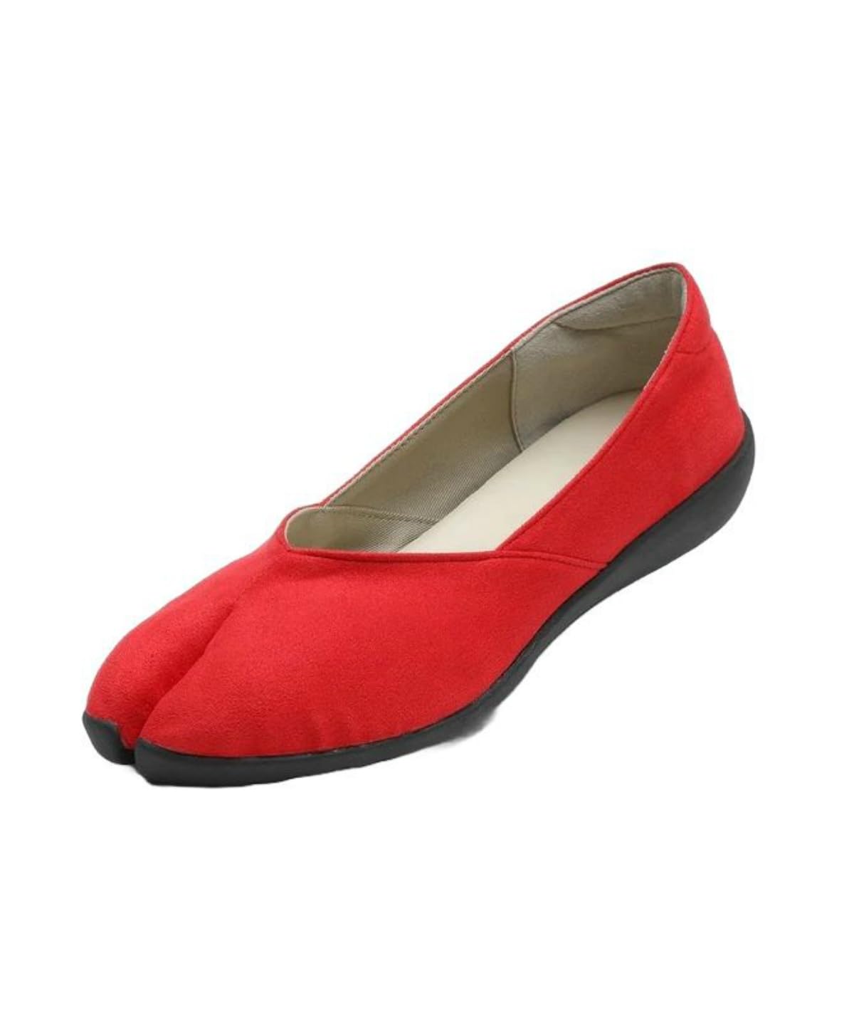 Marugo TabiRela MARY Women's Tabi Pump - red