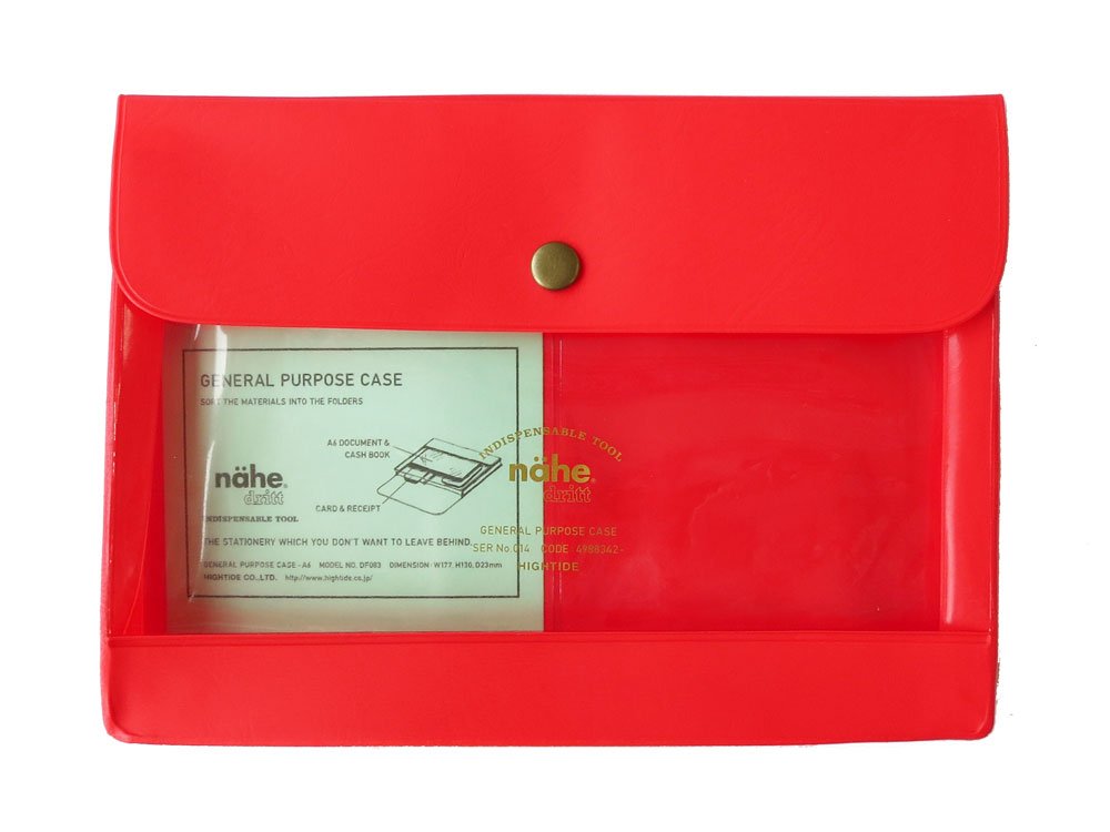 HIGHTIDE DF083 High Tide General Purpose Case Nähe A6 Red