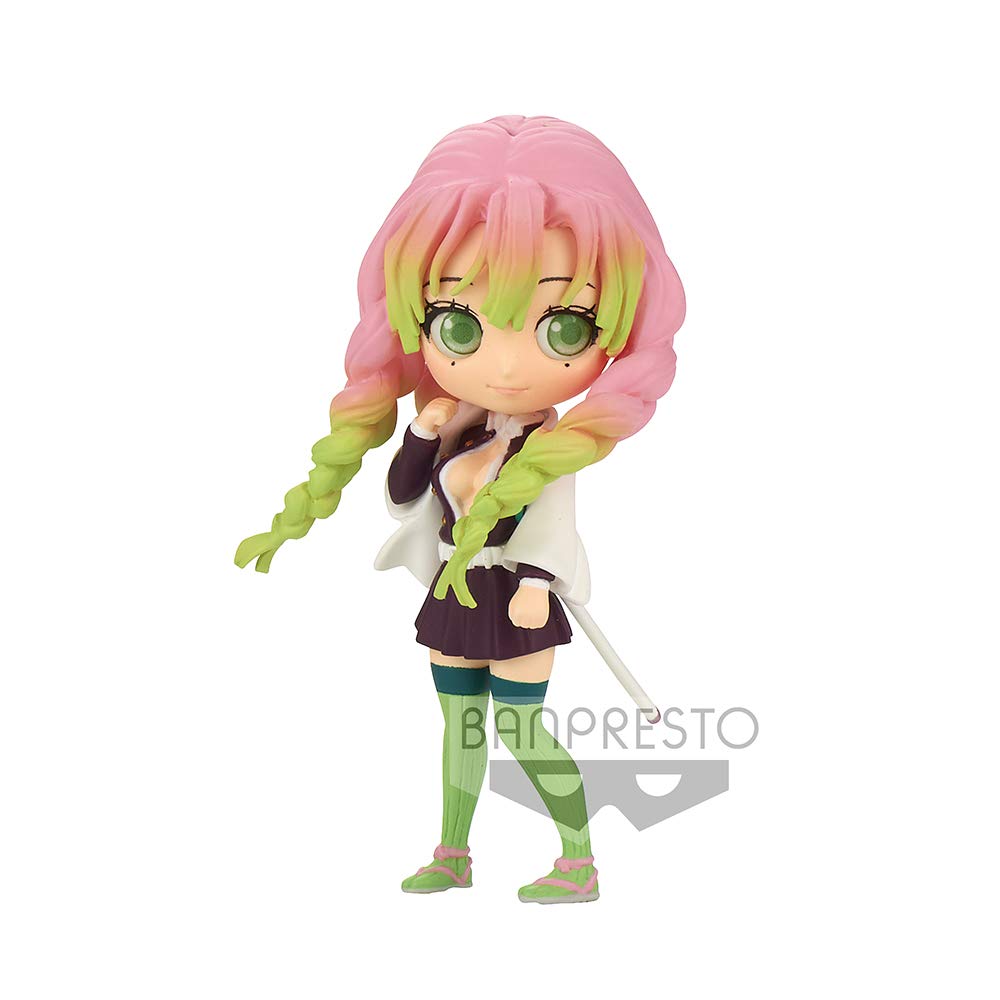 Banpresto Demon Slayer: Kimetsu no Yaiba Q posket Petit vol.4(C:Mitsuri Kanroji), Multiple Colors (BP17747)