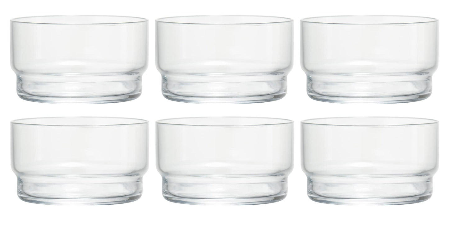 Toyo Sasaki Glass B-21130CS Amuse Cup, Fino, Dishwasher Safe, Made in Japan, 4.5 fl oz (115 ml), Shatter-Resistant, Set of 6