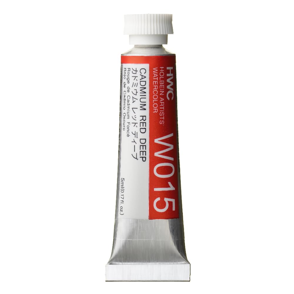 Holbein Artists Watercolor - Cadmium Red Deep 5ml