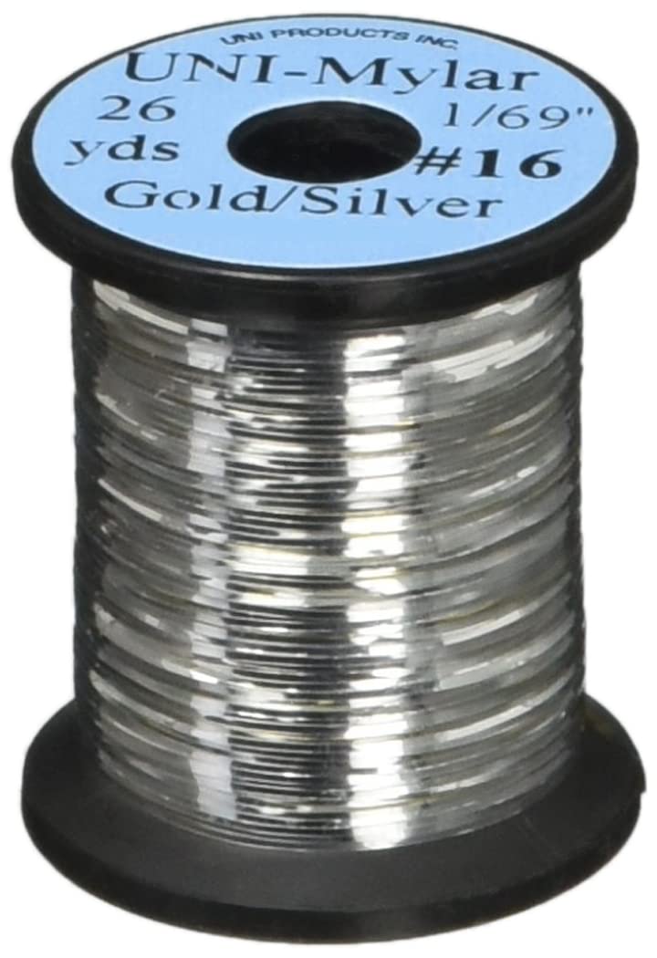 TIEMCO 62021407160 Fly Material Uni Mylar #16 1/69 Gold/Silver